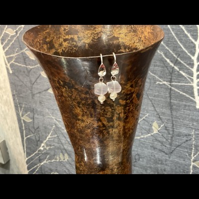 Twisted Rose Earrings